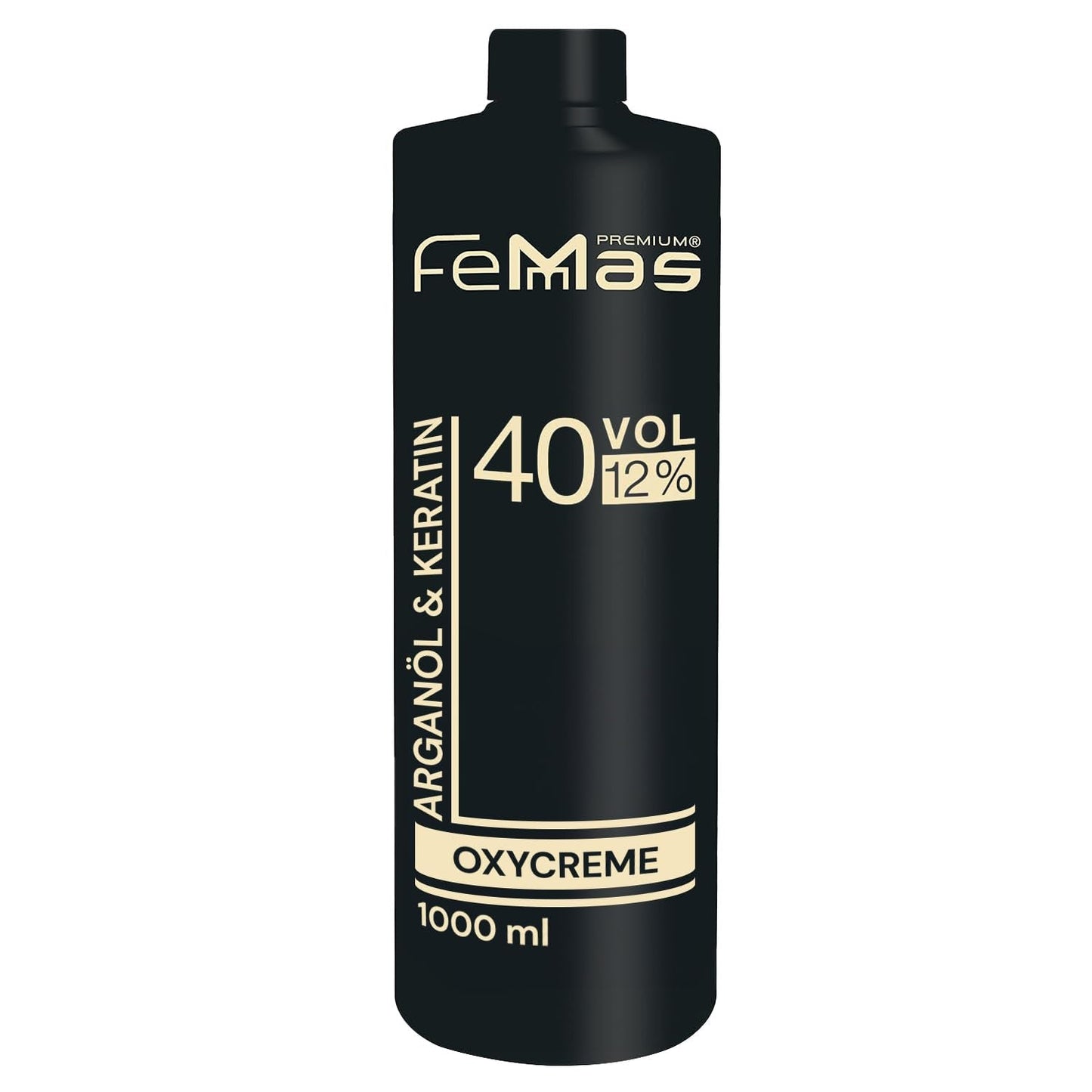 FemMas Oxycreme al 6% 1000 ml I Oxidante para coloración y teñido del cabello I Fácil aplicación y fijación óptima I Revelador para resultados uniformes con calidad de salón I Revelador colorante Tinte Naty Shop 12 1 litro (1 paquete)
