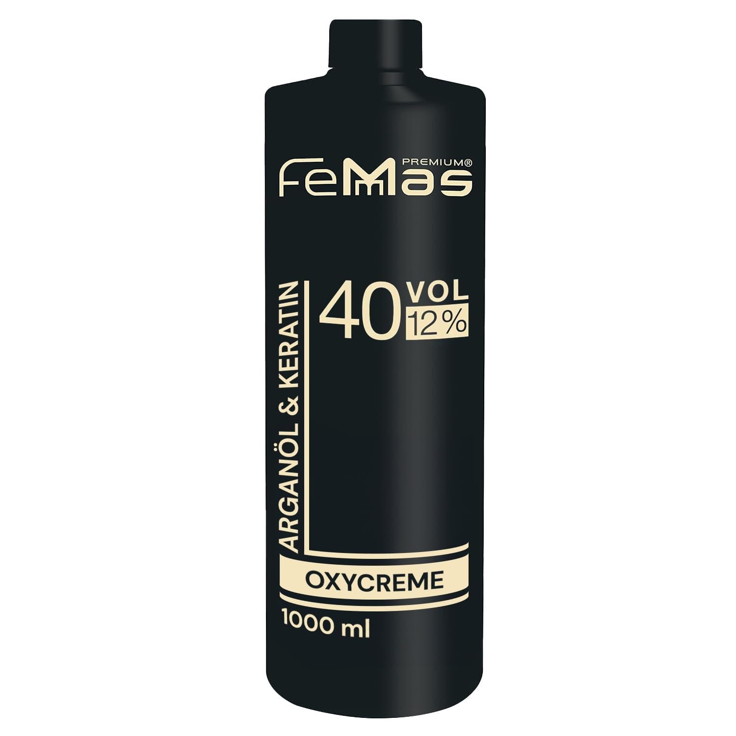 FemMas Oxycreme al 6% 1000 ml I Oxidante para coloración y teñido del cabello I Fácil aplicación y fijación óptima I Revelador para resultados uniformes con calidad de salón I Revelador colorante Tinte Naty Shop 12 1 litro (1 paquete)