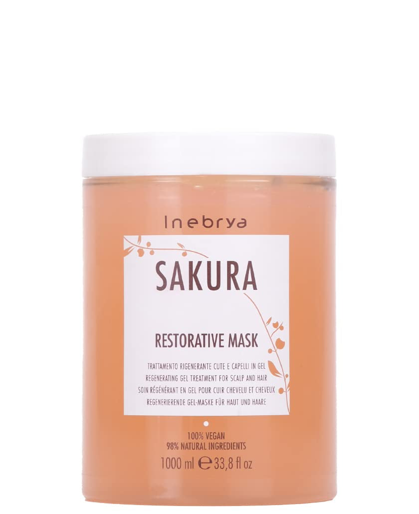 Mascarilla Restauradora Sakura - 1000ML Naty Shop Mascarilla Capilar 1,1 L (paquete 1) Sakura