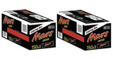 Barras de chocolate Mars Minis | Paquete de chocolate a granel | caramelo | 150x18g