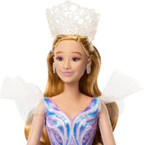 Mattel Wicked: Parte 2 de Universal Pictures Glinda Deluxe Doll con atuendo desmontable y 3 accesorios, inspirada en la película, JFM13, [Multicolor]
