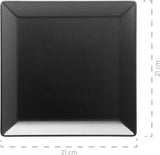 Servicio de mesa MÄSER Manhattan City de porcelana para 6 personas, negro
