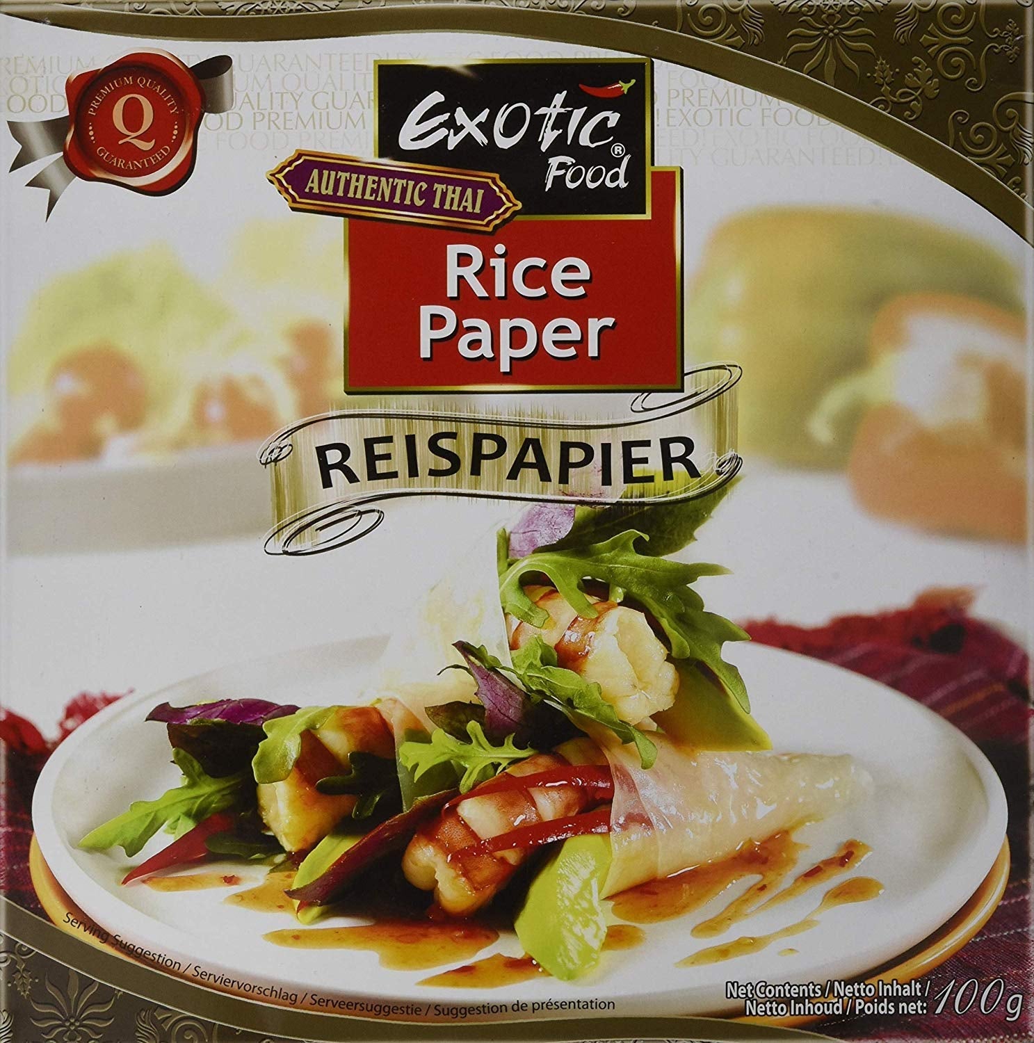 Papel de arroz, 100g