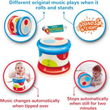 Tambor de bebé Hape | Juguete musical rodante para que los más pequeños aprendan ritmo y diferentes sonidos, funciona con pilas, a partir de 6 meses Baby Toys Naty Shop