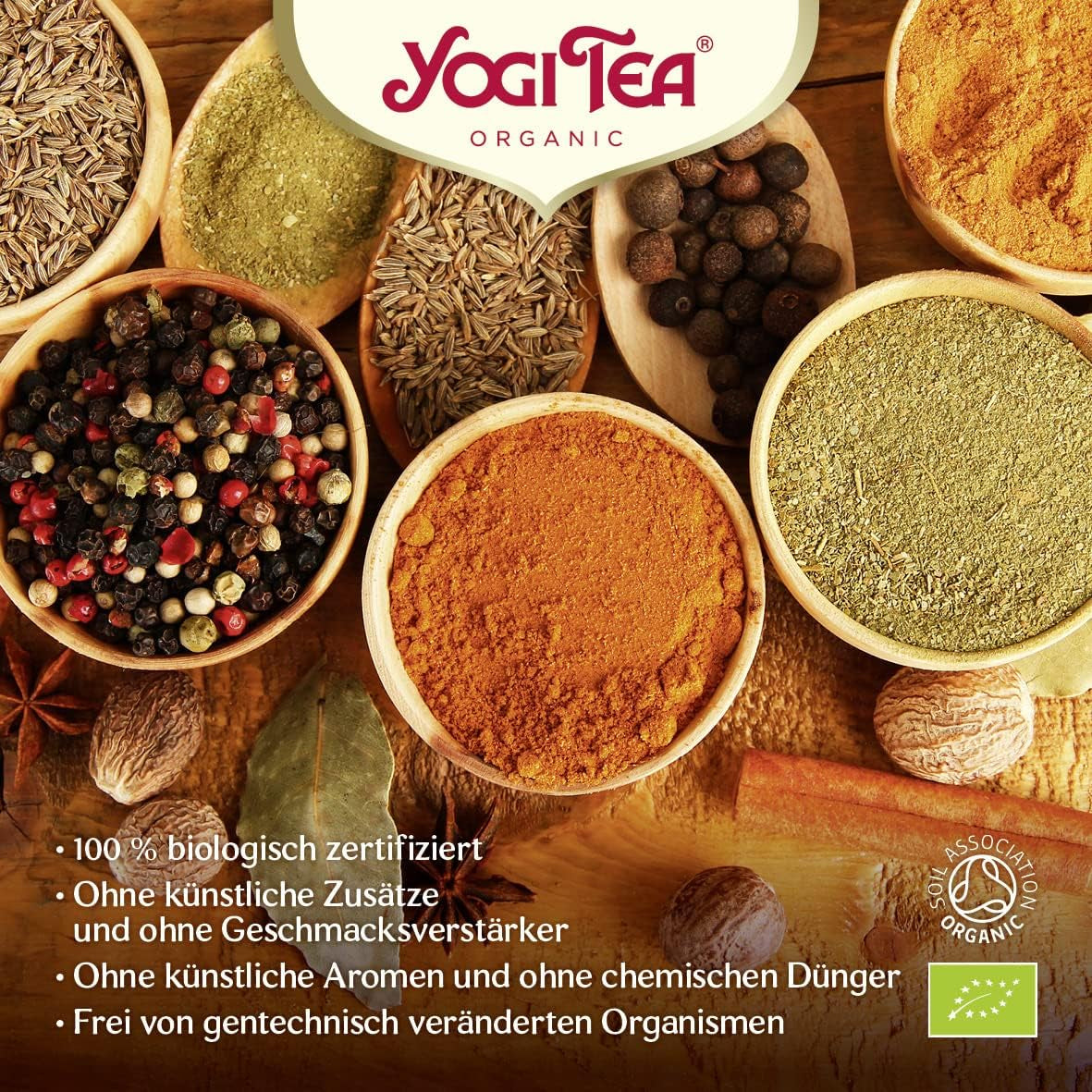 Yogi Tea - Té verde Matcha con limón, té verde ayurvédico de hierbas orgánicas, mezcla de té verde, Matcha, hierba de limón y lima, paquete de 6 té Yogi, 6 x 17 bolsas de té (102 bolsas de té en total)