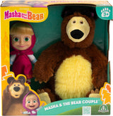 Masha y Michka Muñeca Masha de 12 cm y Peluche Bärka de 20 cm para niños a partir de 3 años MHA21