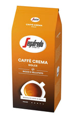 Segafredo Zanetti Caffè Crema Dolce - Granos enteros (paquete de 1 kg) - Apto para Caffè Crema - Café en grano de tostado ligero a medio con un sabor suave y equilibrado (paquete de 2)
