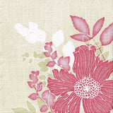 Papstar, 50 Servilletas "Colección ROYAL" Plegado 1/4 40 Cm X 40 Cm Fucsia "Annabel", #85015