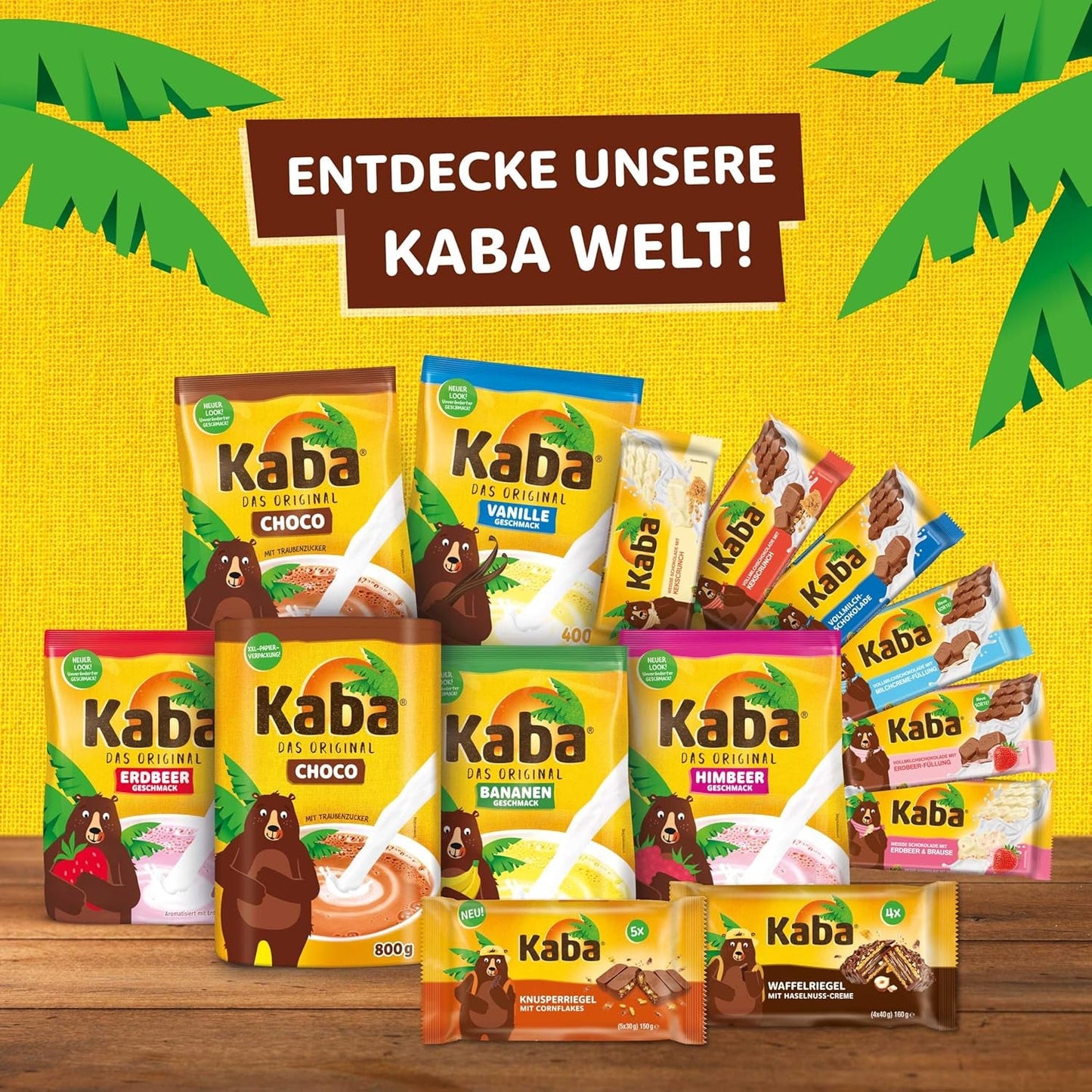 Barritas Kaba Napolitanas 40g, 4 barritas crujientes rellenas de barquillos y fina crema de avellanas, en multipack con original sabor Kaba