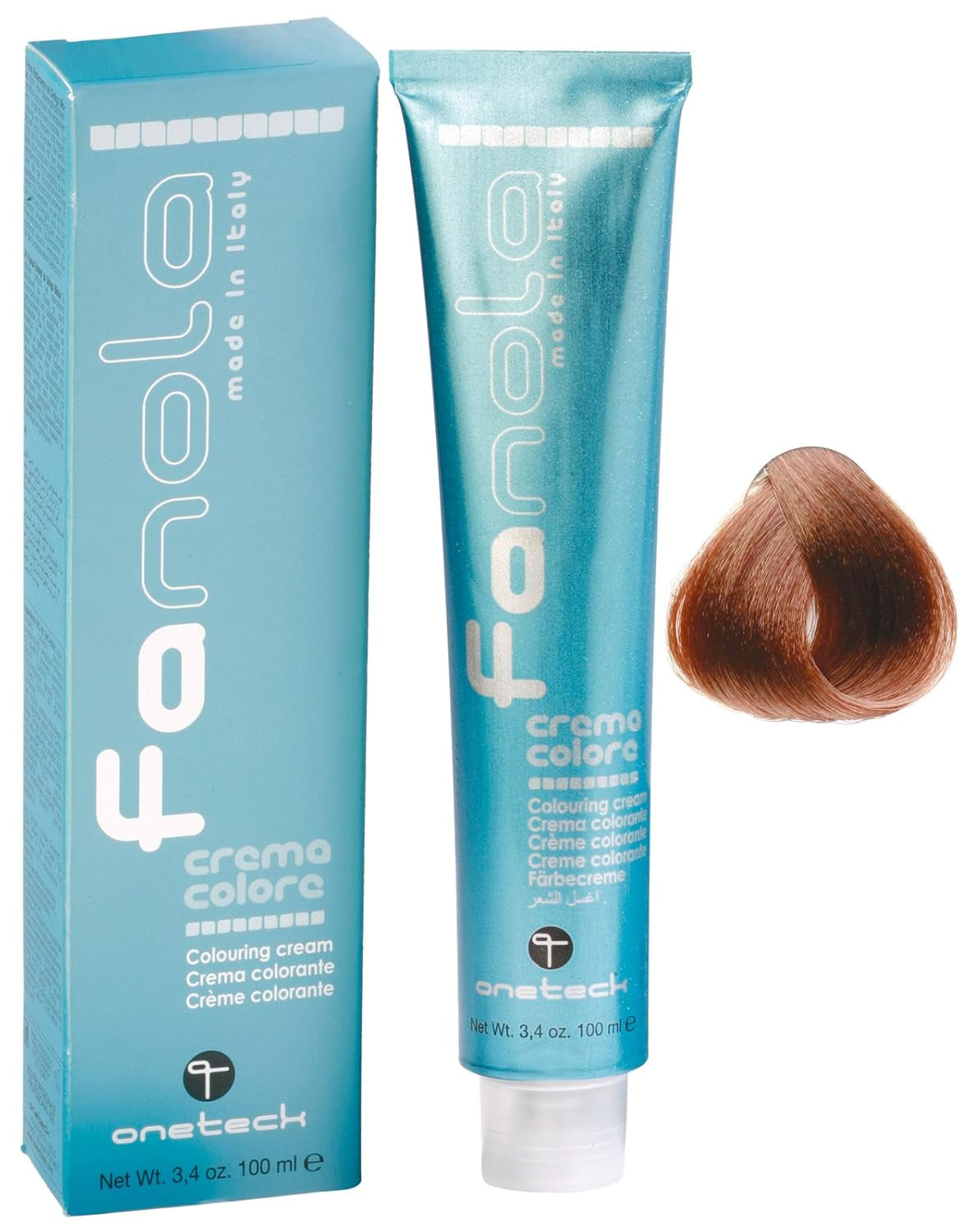 Fanola crema colore Crema colorante 7.0 Rubio, 100 ml