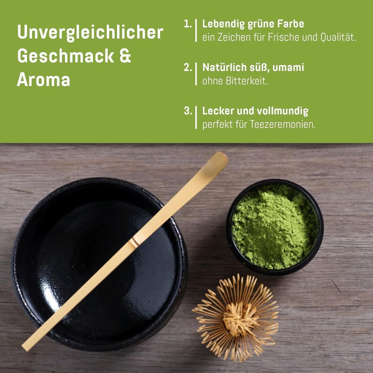 Grado Ceremonial UJI - Caja 30g - Bio - Matcha 100% Japonés - Primera Cosecha - Matcha Puro - Molido