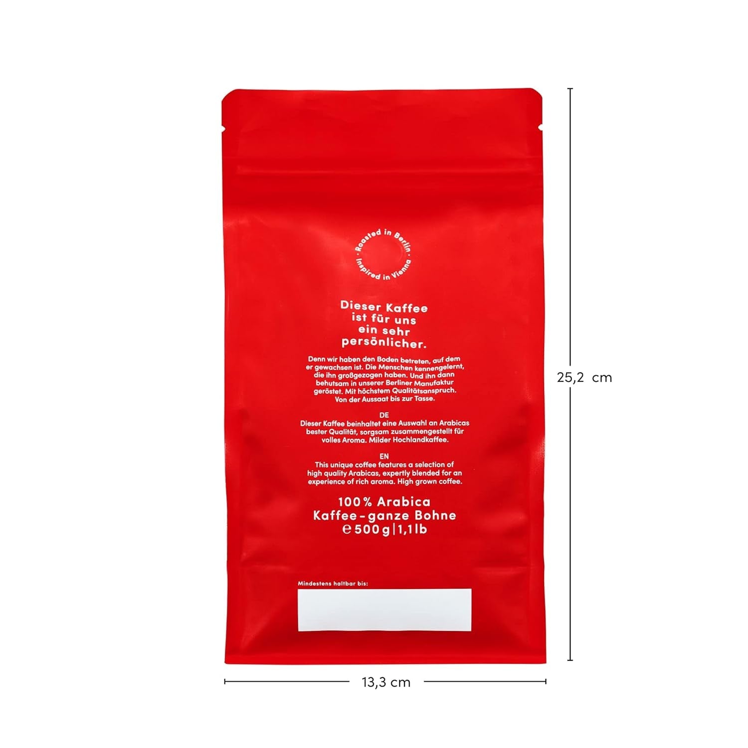 Roasters Pick Espresso Blend - 100% Arábica, ganze Bohne - vielschichtige Röstung - frisch in Berlin geröstet - 500g
