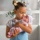 JC Toys - Berenguer Boutique Muñeca Suave y Realista de 38 cm con Boca Abierta/Cerrada, Set de Regalo de 10 Piezas, Biberón, Sonajero, Chupete y Accesorios, Rosa, Edad 2+
