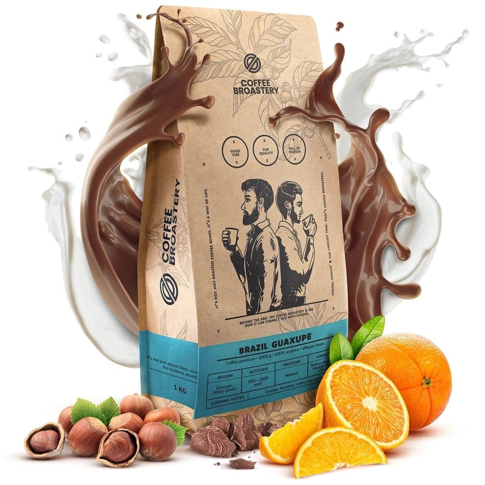 Juego de café en grano 3x1kg 3000g | Brasil Guaxupé | Brasil Mogiana | Brasil Cerrado | Brasil | Café especial | recién frito