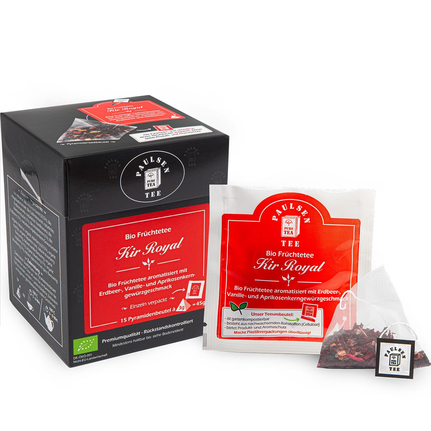 Sweet Heart 2 x 100 g Paulsen Tea Té de frutas con control de residuos