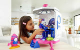 Barbie GXF27 - Aventura espacial en la estación espacial, muñeca espacial, cachorro, estación de trabajo, escenas espaciales, 20 accesorios, juguete de regalo para niños de 3 años en adelante