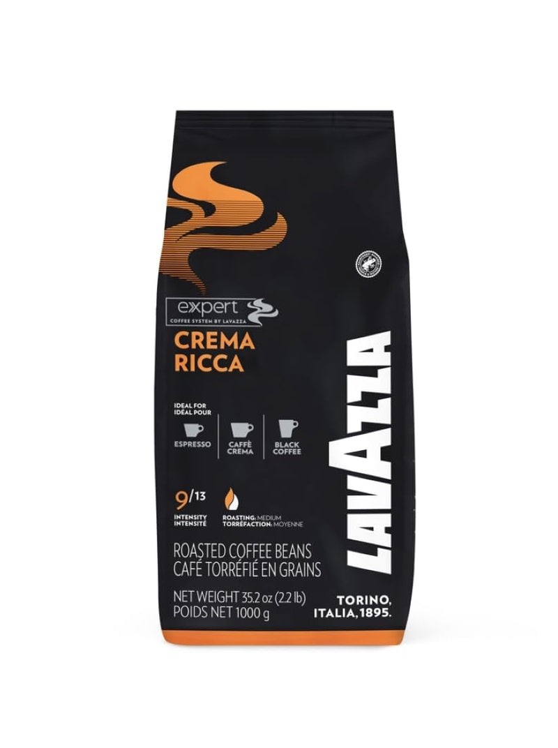 Lavazza Expert Plus Crema Ricca Espresso - 6 granos de café enteros x 1 kg