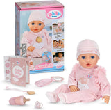 BABY Born Annabell 43 cm - Muñeca blandita con 7 funciones electrónicas y sonido - Apto para niños a partir de 3 años - La muñeca incluye accesorios - Requiere pilas