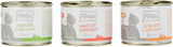 MjAMjAM - Comida húmeda premium para gatos - Paquete mixto I - Pollo, ternera y corazones, paquete de 6 (6 x 200 g), sin cereales y con carne extra