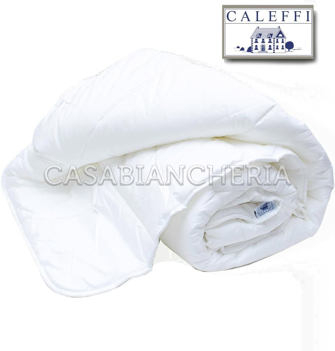 Edredón de plumas Caleffi, acolchado, para cama de matrimonio, 255 X 200 Cm Edredones y edredones Naty Shop