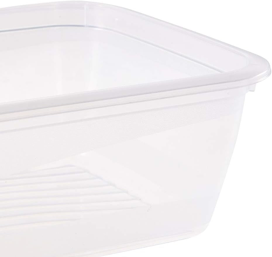 Kekeeper set de 3 tarros de conservación de alimentos, 3 x 1,25 l, 20,5 x 15,5 x 6,5 cm, Fredo Fresh, azul transparente Cajas de conservación de alimentos Naty Shop