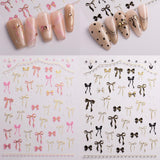 GZMAYUEN 12 colores pegatinas de uñas francesas 3D pegatinas de uñas de Color degradado francés autoadhesivas accesorios de diseño de uñas