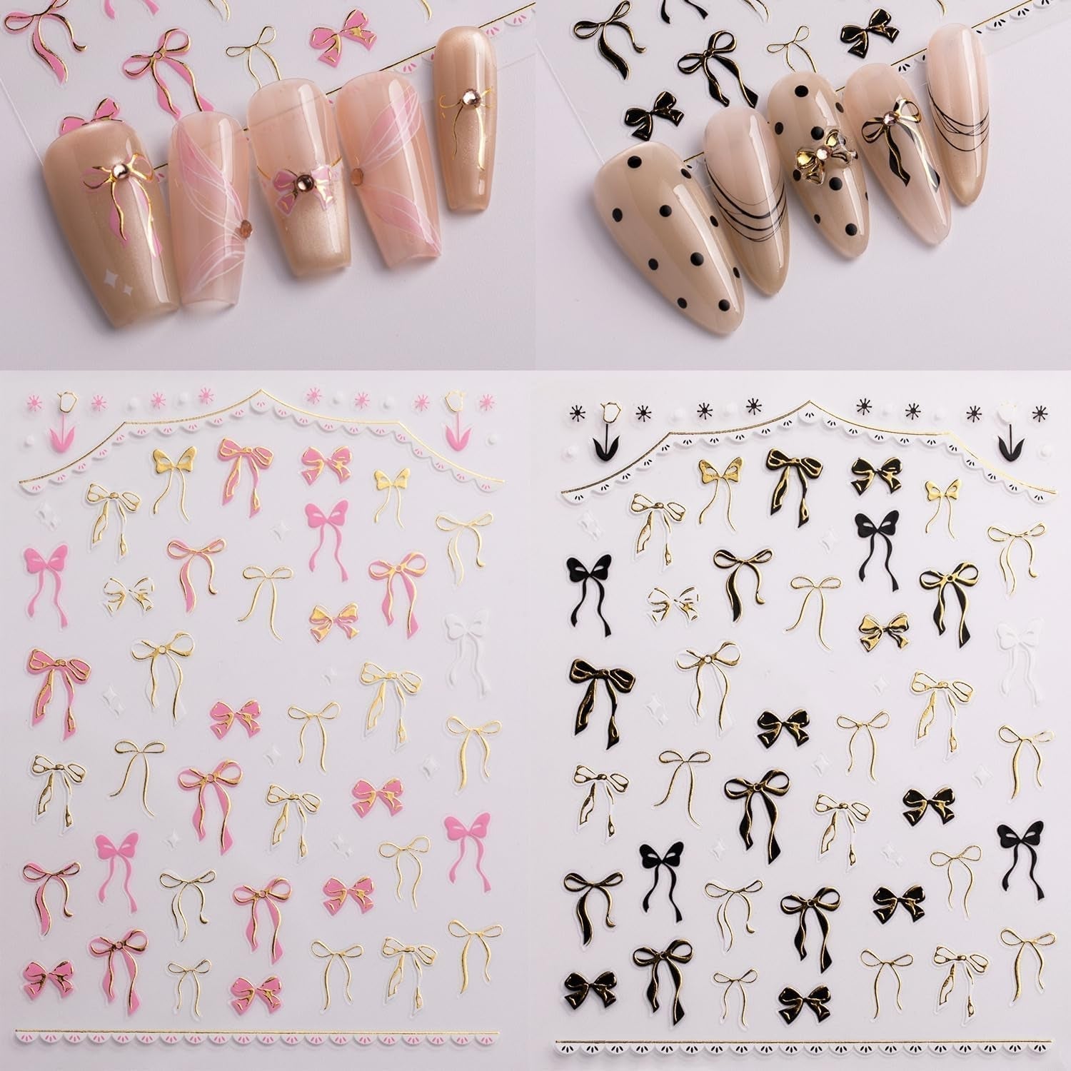 GZMAYUEN 12 colores pegatinas de uñas francesas 3D pegatinas de uñas de Color degradado francés autoadhesivas accesorios de diseño de uñas