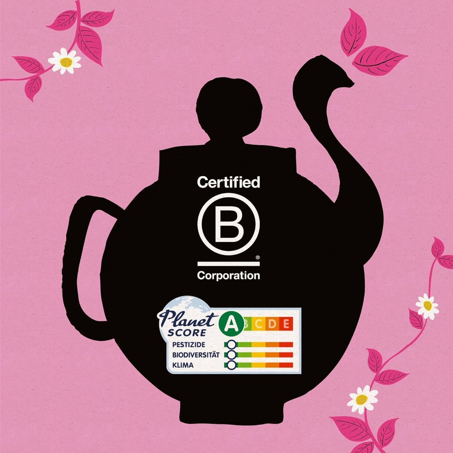4Er Pack CUPPER Té de Frutas Orgánico "Infusión de Arándano y Frambuesa", 4X20 bolsitas de té no blancas, orgánico, comercio justo