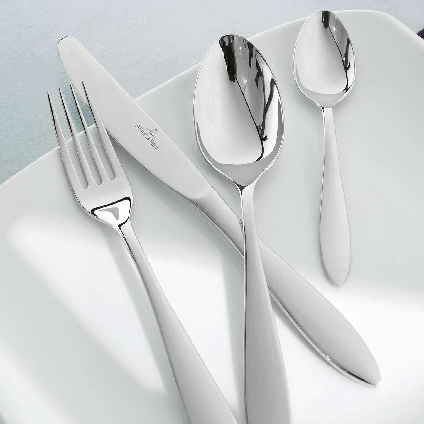 Villeroy & Boch - Cubertería Arthur 24 o 30 piezas, 6 personas Naty Shop