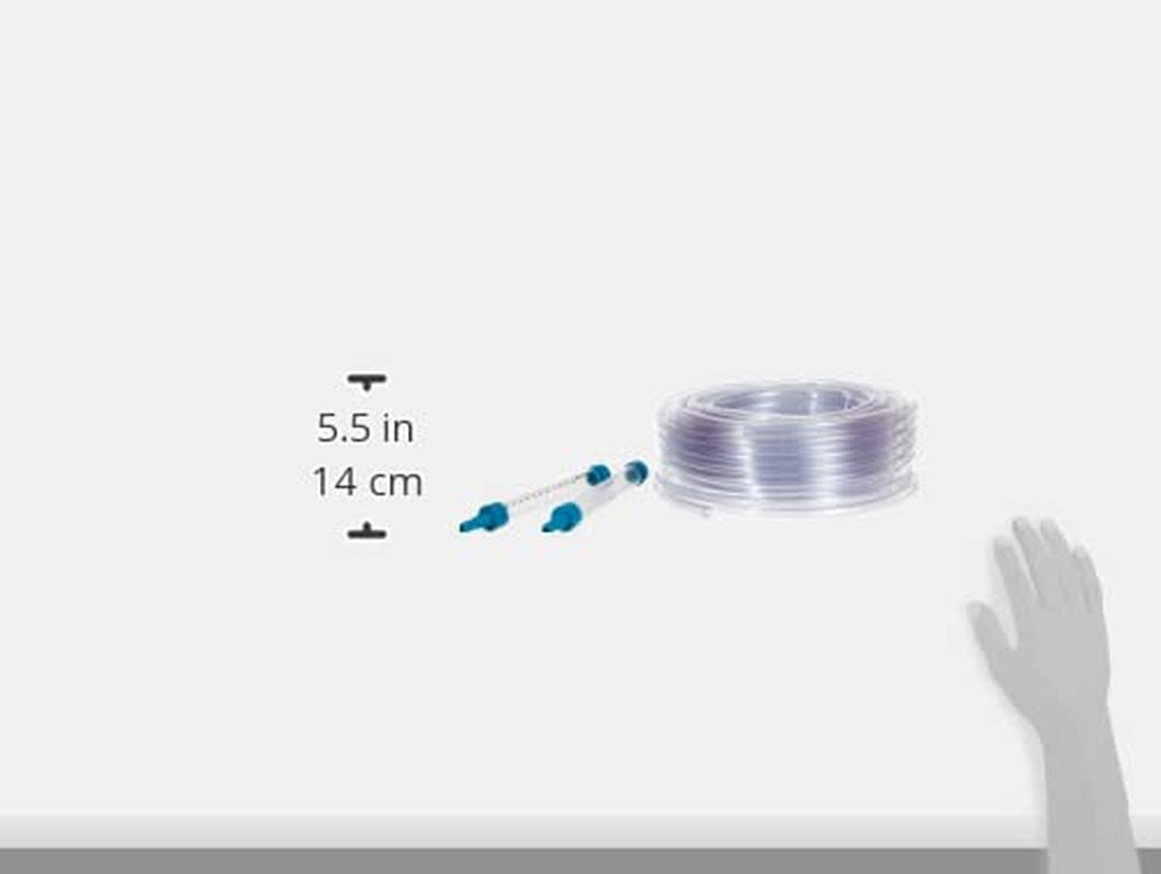 Nivel de manguera CELLFAST de 25 m con 2 tubos de medición, embudos resistentes a roturas y escala milimétrica. Facilita la perfecta nivelación de puntos distantes.