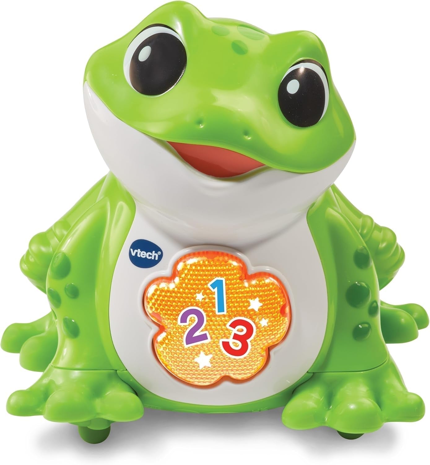 Vtech Baby Jumping Frog - Rana saltarina parlante con 3 canciones y 12 canciones - Para bebés de 12 a 36 meses Juguetes para bebés Naty Shop Default Title