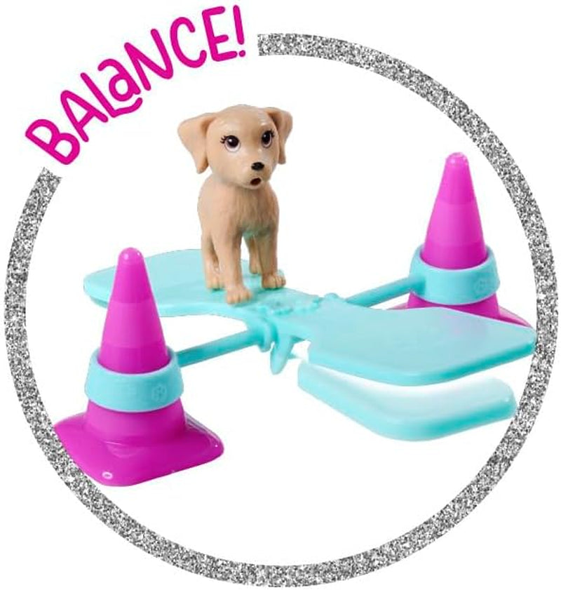 Simba Steffi Love Dog Trainer, muñeco de juguete como adiestrador de perros con curso de adiestramiento, 3 perros y accesorios, 29 cm, a partir de 3 años