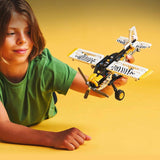 LEGO Technic Avión de hélice, juguete de construcción para niños, regalo para niños y niñas de 8 años, motor de pistón de 4 cilindros, avión de hélice giratoria, modelo 42198, juegos de construcción Besuche den LEGO-Store