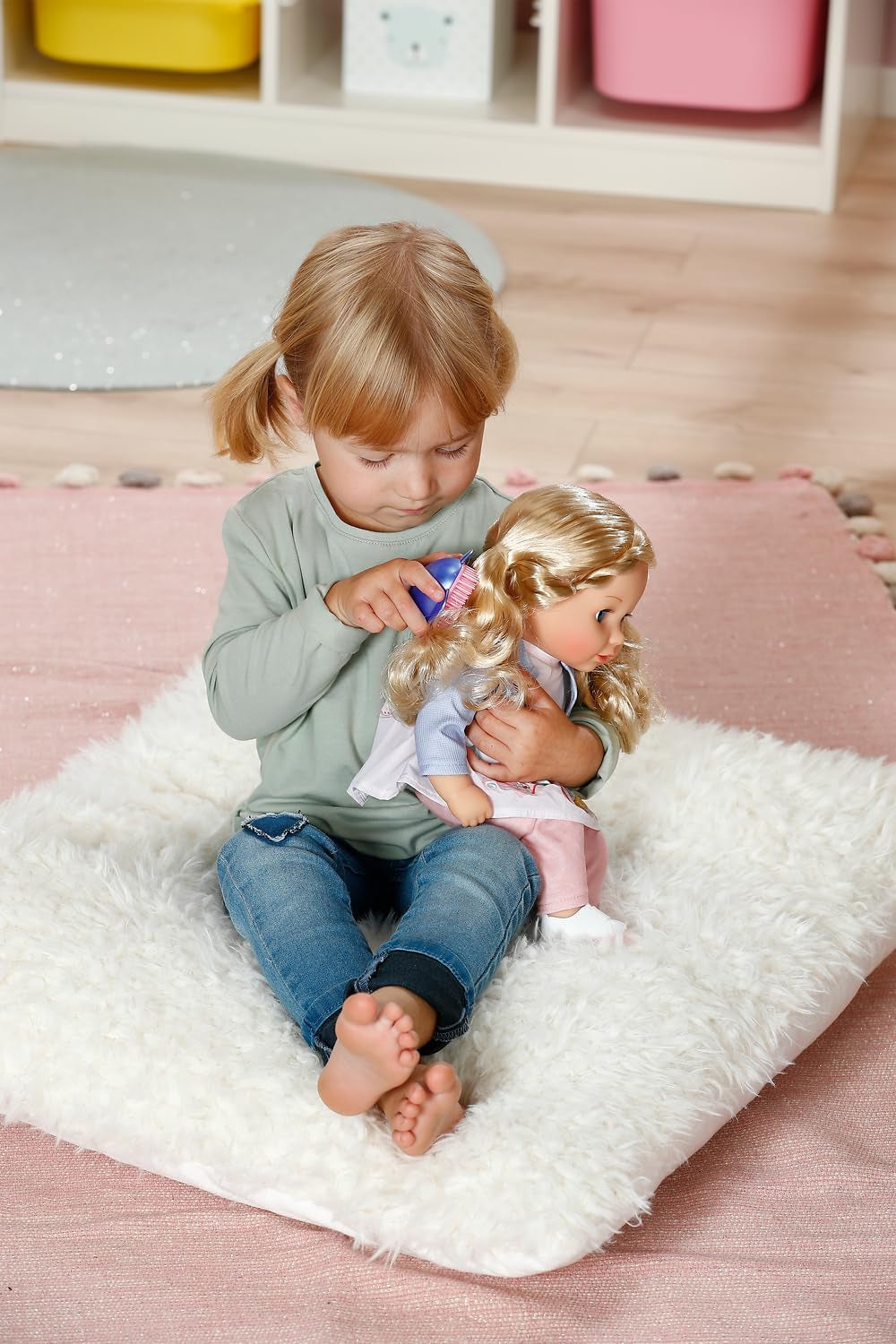 BABY born Sophia Rose - Muñeca blandita de 36 cm - Muñeca con pelo rubio de alta calidad y ojos soñolientos - Apto para niños a partir de 1 año