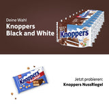 Blanco y Negro – 2 x 200 g (2 x 8 piezas) – Lonchas de barquillo rellenas de barquillos de cacao oscuro, trozos de masa negra, leche y crema de turrón
