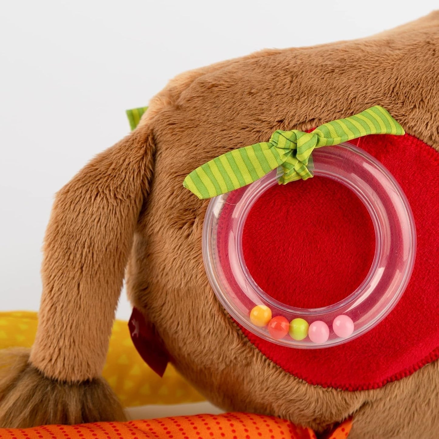 SIGIKID 42863 Jirafa XXL Juguete Bebé, Juguete Educativo PlayQ, Peluche con Mordedor, Sonajero, Espejo, Chirriante, para Bebés y Niños a Partir de 3 Meses, Multicolor/Jirafa 72cm Juguetes Bebe Naty Shop
