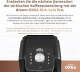 MÁQUINA DE CAFÉ TURCA Arzum OKKA RICH SPIN PRO (cromada)