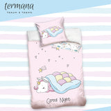 Ropa de cama, Unicornio, Termana, para adolescentes Ropa de cama infantil Naty Shop