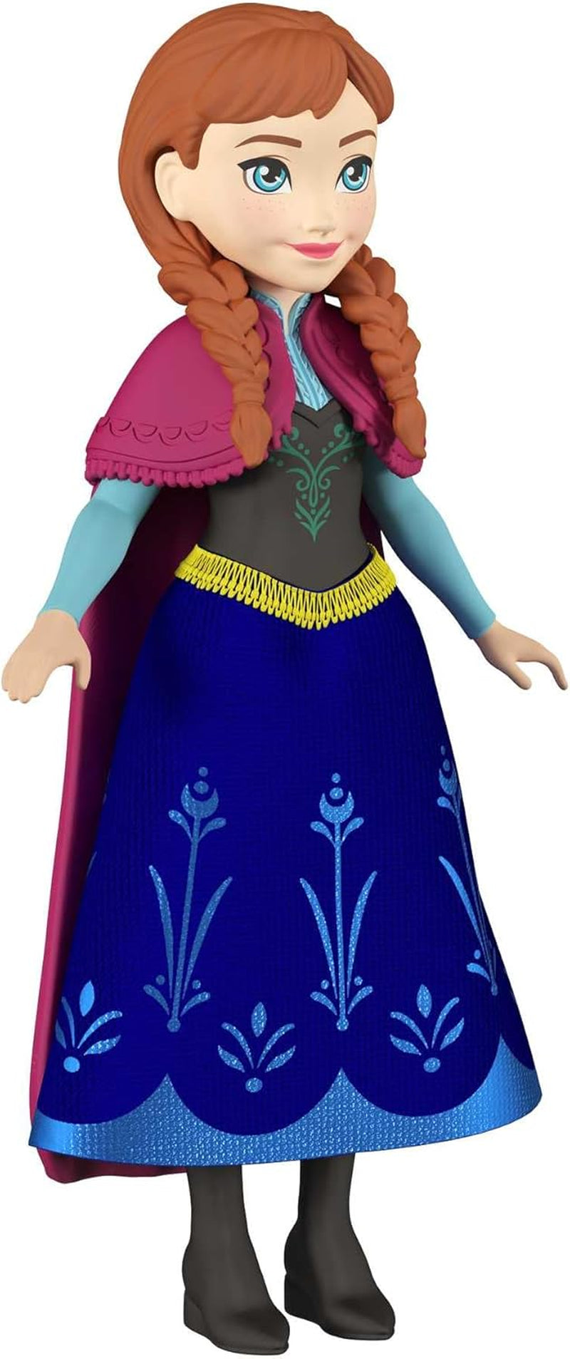 Mattel DISNEY Muñeca y figura de animal Anna & Sven, la reina de hielo, inspirada en los personajes animados, extremidades móviles, falda y capa desmontables, para niños de 3 años en adelante, HLX03 Naty Shop Dolls