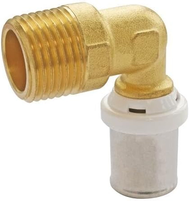 SOMATHERM FOR YOU - / 5711-16-15 - Codo prensa tubo Ø16 multicapa - M15/21 (1/2'') Conexión de tubo multicapa de diámetro Ø16