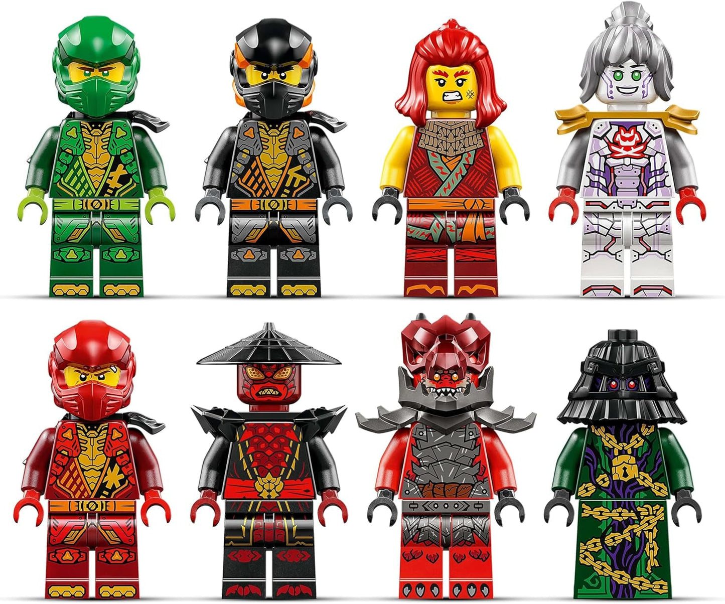 LEGO NINJAGO Dragón Arco de Luz - juguete con 8 minifiguras y una rueda de Spinjitzu - juguete de construcción ninja interactivo para niños y niñas mayores de 9 años - idea de regalo para fans 71836 Juegos de construcción Besuche den LEGO-Store