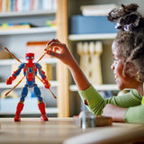 LEGO Marvel Bloques de Construcción Iron Spider-Man Juguete de acción de superhéroe para niños a partir de 8 años Conjunto de armadura para niños y niñas Modelo para construir Los Vengadores Idea de regalo para fanáticos de las películas de Marvel 76298 Juegos de construcción Beuche den LEGO-Store