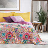 Decoking 12222 Colcha 200x220 cm rosa violeta color blanco antracita colcha dos caras color rosa blanco violeta acolchado bibi camas y mantas besuche den decoking-store
