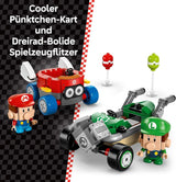 LEGO Mario Kart - Bebé Mario vs. Baby Luigi Figuras coleccionables de Nintendo 2 Speedmen para construir, juguete para regalo para niños, niñas y jugadores a partir de 8 años Juguete de aventuras 72034 Juegos de construcción Besuche den LEGO-Store