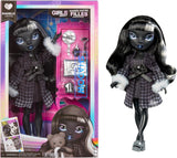 Rainbow High Shadow High Girl's Night - Shanelle Onyx - Muñeca de moda de 28 cm en tonos grises, pelo negro y conjunto con accesorios y peine - Para coleccionistas y niños a partir de 6 años