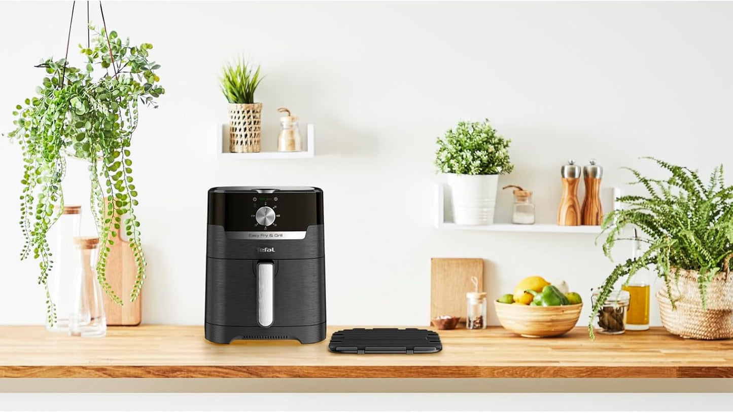 Tefal EY5018 Easy Fry & Grill Classic Air Fryer, Tecnología 2 en 1 (Air Fryer and Grill), XL, 4,2 litros para 6 raciones, 1550 vatios Electrodomésticos Naty Shop