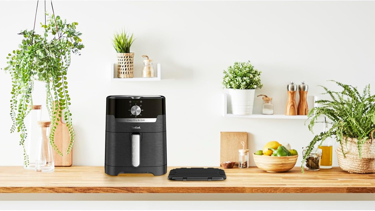 Tefal EY5018 Easy Fry & Grill Classic Air Fryer, Tecnología 2 en 1 (Air Fryer and Grill), XL, 4,2 litros para 6 raciones, 1550 vatios Electrodomésticos Naty Shop