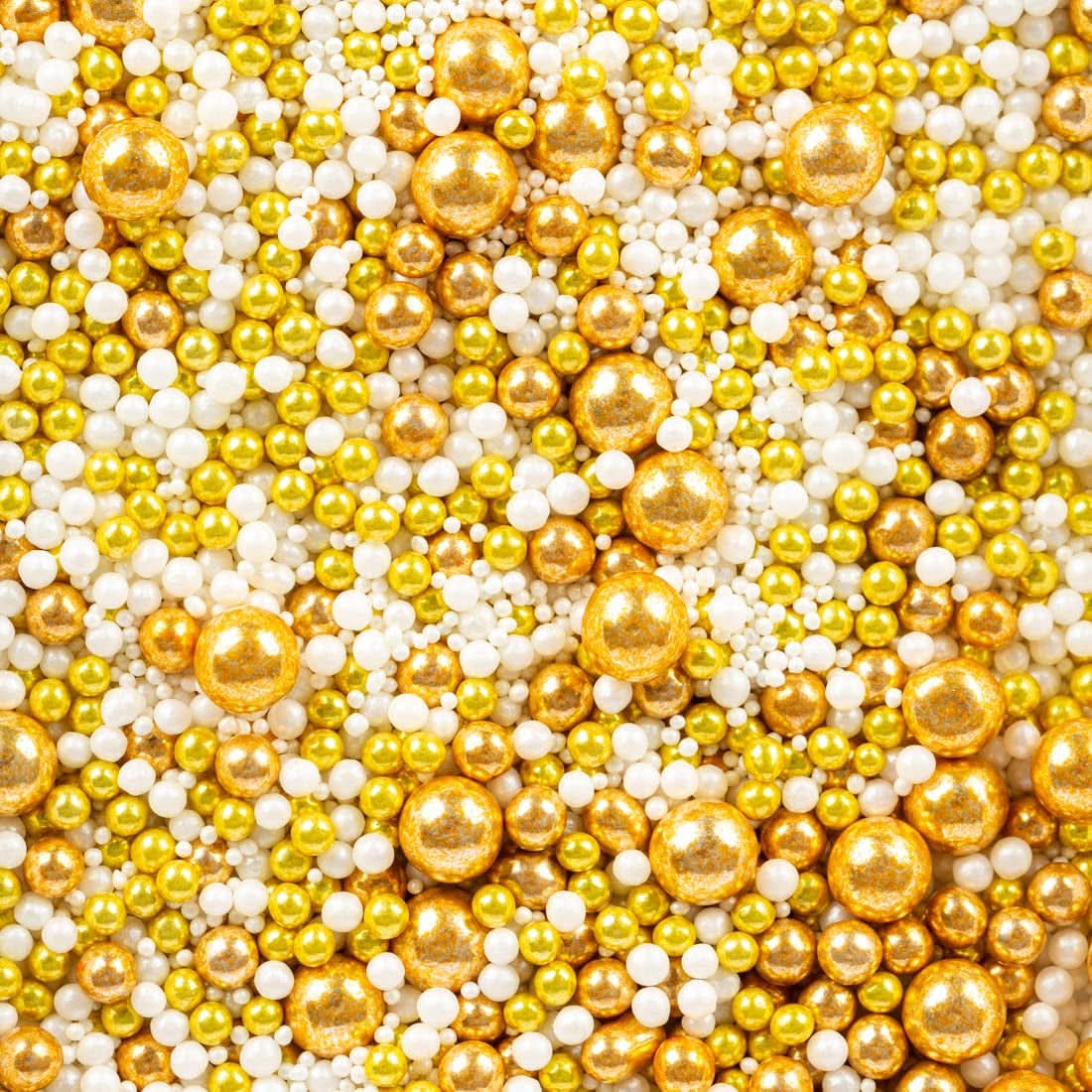 Super Streusel Gold Glimmer, Sprinkles con temática navideña, 180 gramos Sprinkles Naty Shop 180 gramos