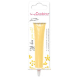 Scrapcooking - Bolígrafo de azúcar amarillo pastel - Azúcar de escritura amarillo 25 g - Bolígrafo de azúcar comestible decorativo - Escritura y dibujo - Etiquetado de fondant, glaseado, pasteles - 6804