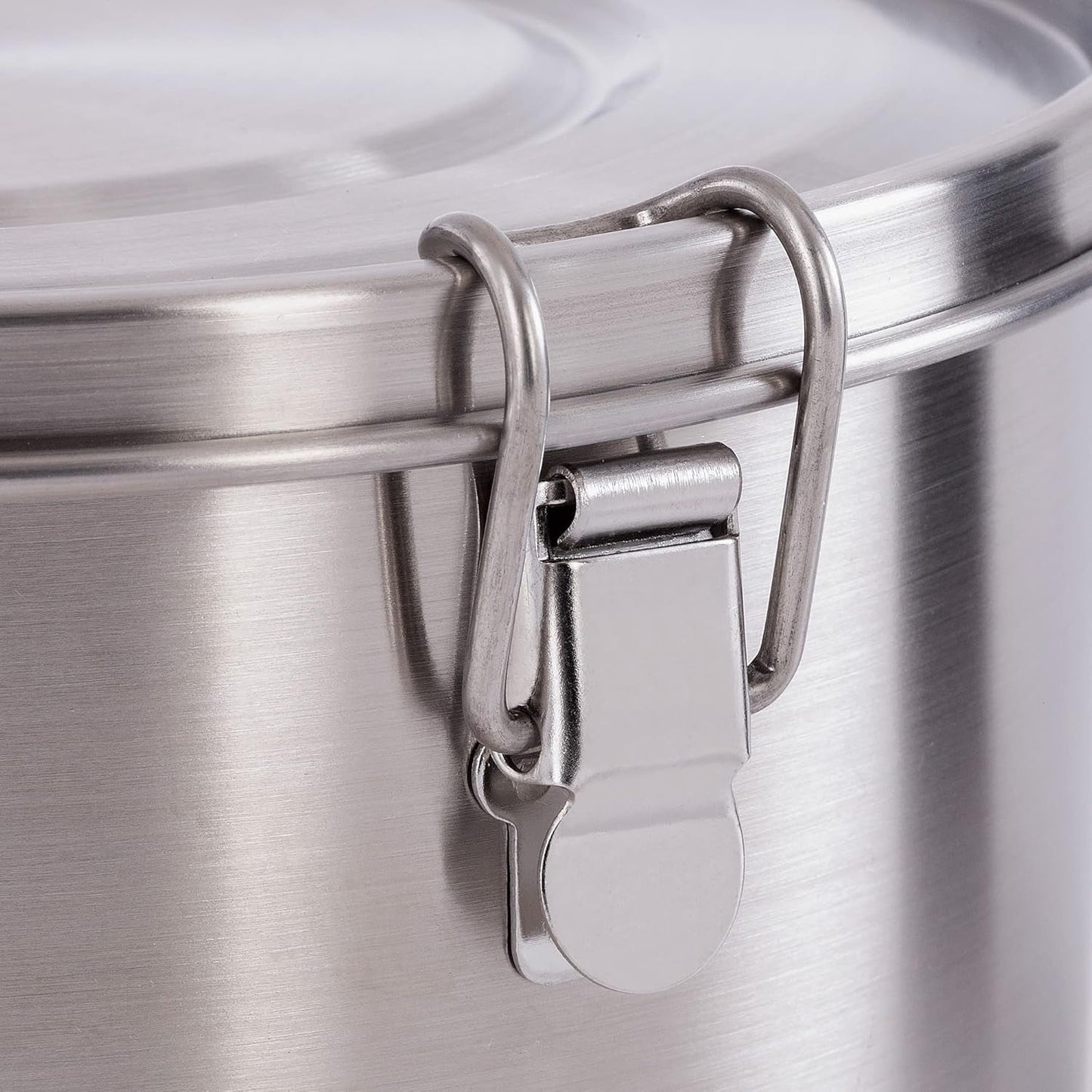 Tatonka Food Bowl - Recipiente/bol para alimentos de acero inoxidable - Con tapa, clips de fijación y escala de volumen - Volumen 0,5L / 0,75L / 1L Cajas para almacenar alimentos Naty Shop